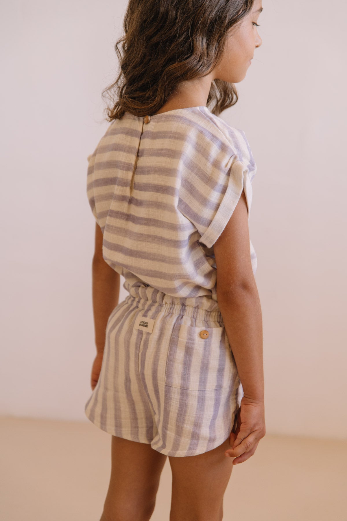 【予約】<STUDIO BOHEME PARIS> BLOUSE PRASLIN - IRIS STRIPES - DROP2