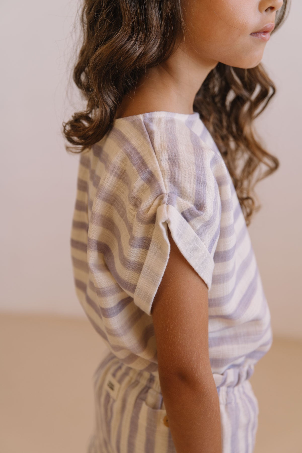 【予約】<STUDIO BOHEME PARIS> BLOUSE PRASLIN - IRIS STRIPES - DROP2