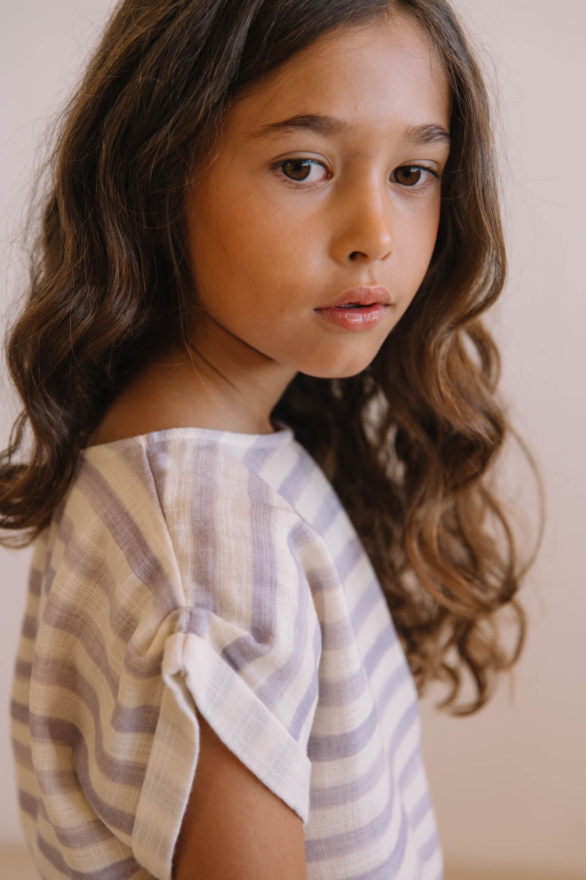 【予約】<STUDIO BOHEME PARIS> BLOUSE PRASLIN - IRIS STRIPES - DROP2