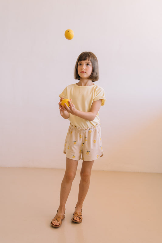 【予約】<STUDIO BOHEME PARIS> SHORTS GEORGY - SAND / LEMON - DROP1