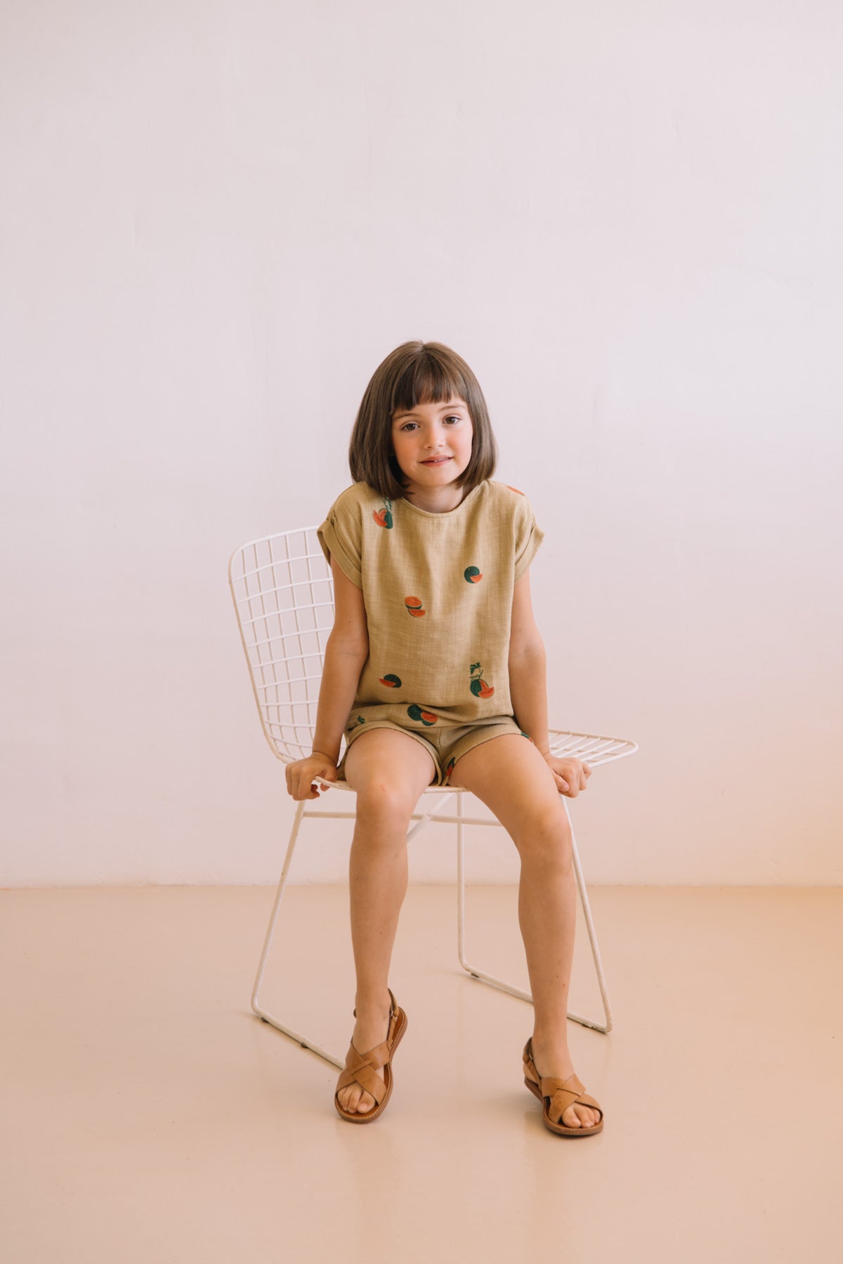 【予約】<STUDIO BOHEME PARIS> SHORTS GEORGETTE - STARFISH / WATERMELON - DROP1