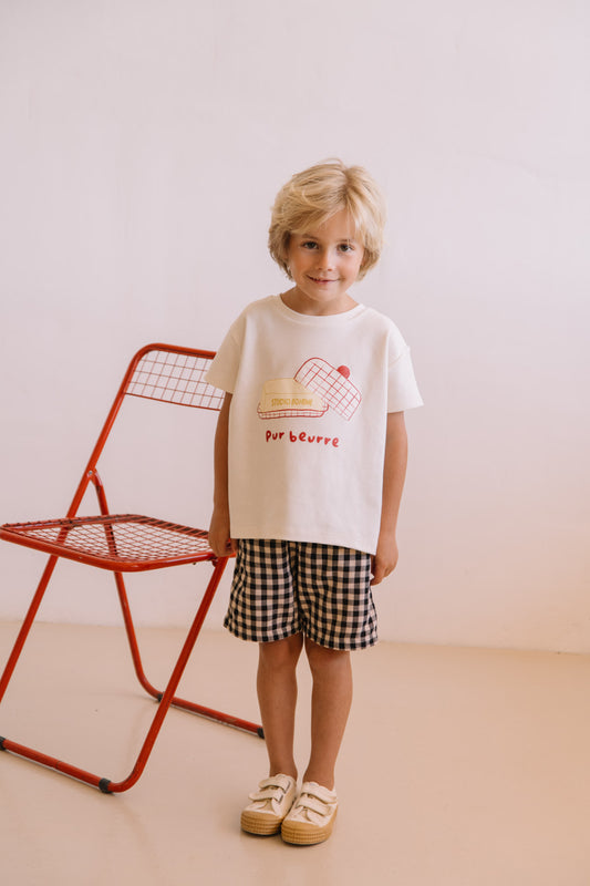 【予約】<STUDIO BOHEME PARIS> BERMUDA BASILE - GINGHAM - DROP2