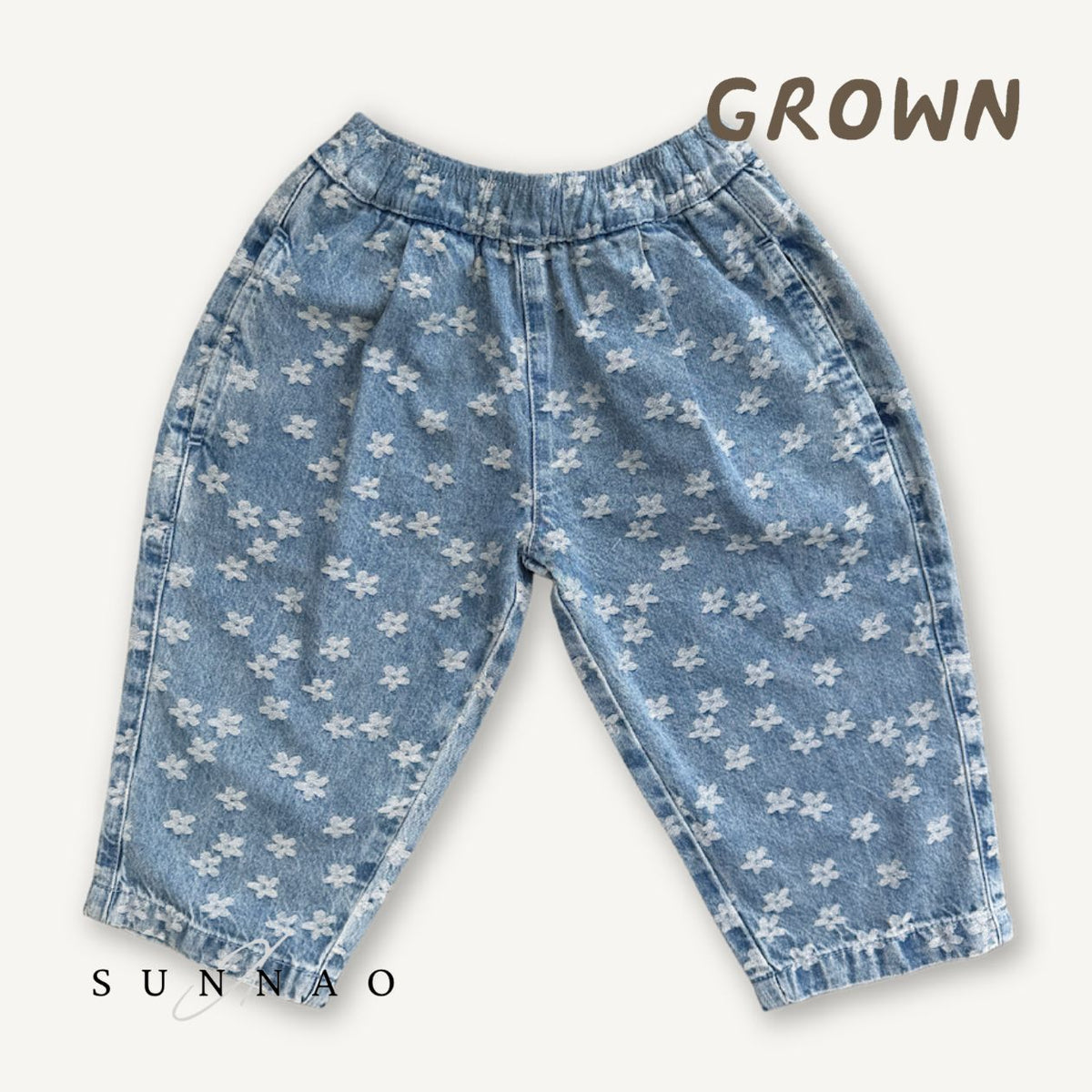 <GROWN> Daisy Denim Balloon Pant