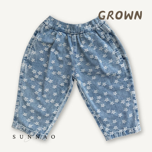 <GROWN> Daisy Denim Balloon Pant
