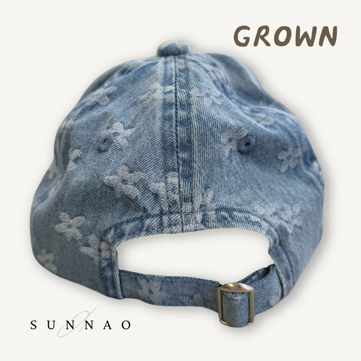 【予約販売】<GROWN> Daisy Denim Cap KIDS