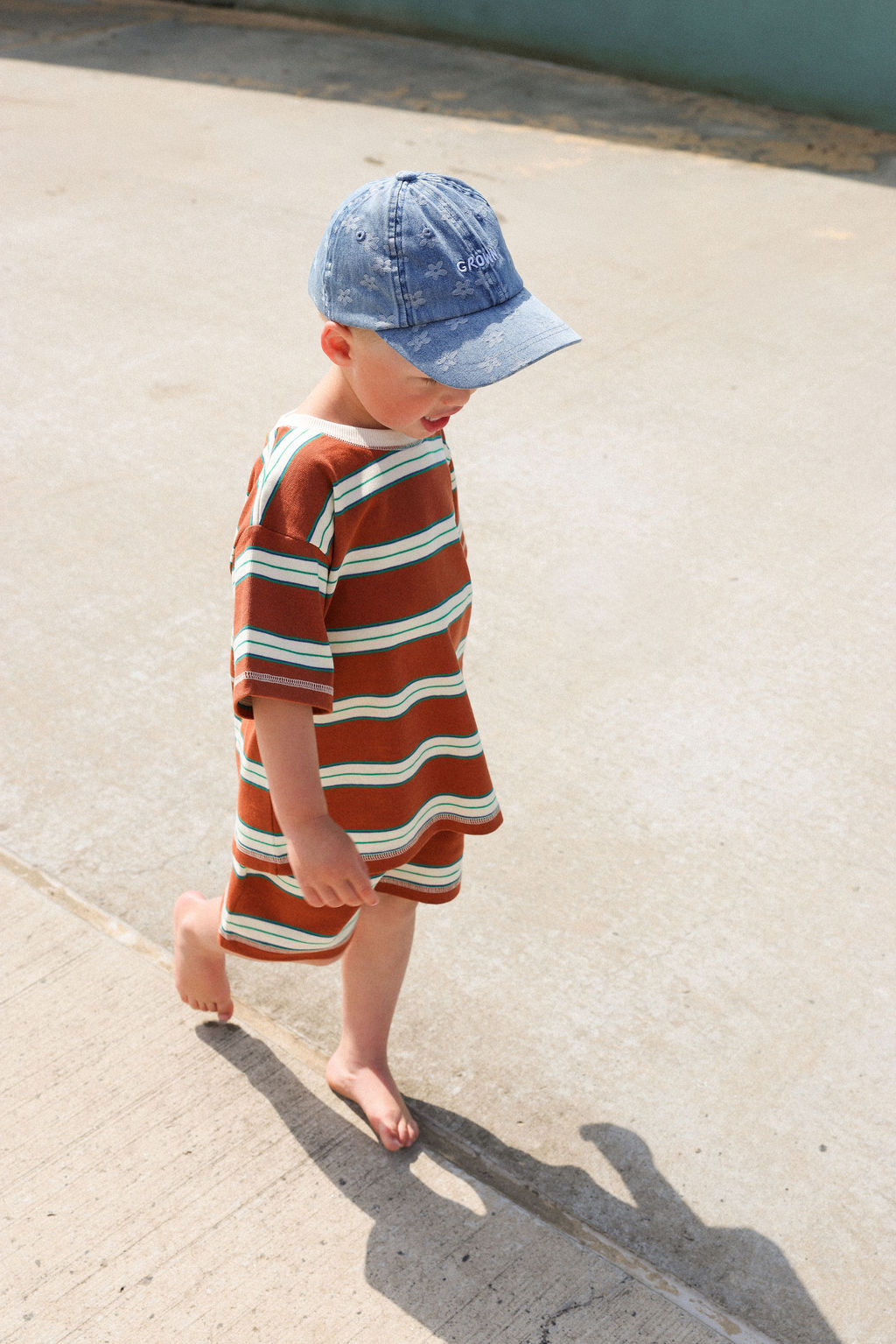 【予約販売】<GROWN> Daisy Denim Cap KIDS
