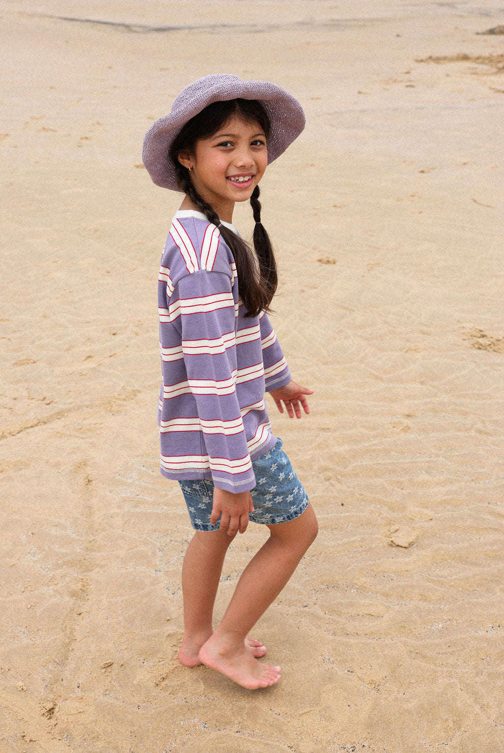 <GROWN> Daisy Denim Swing Shorts