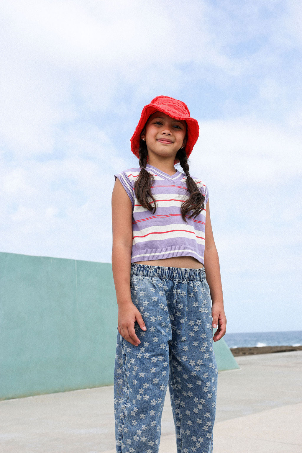 <GROWN> Daisy Denim Balloon Pant