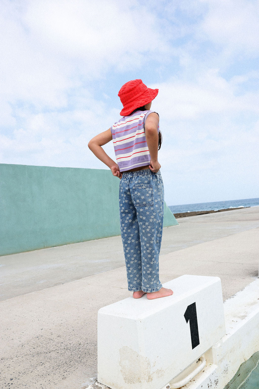 <GROWN> Daisy Denim Balloon Pant