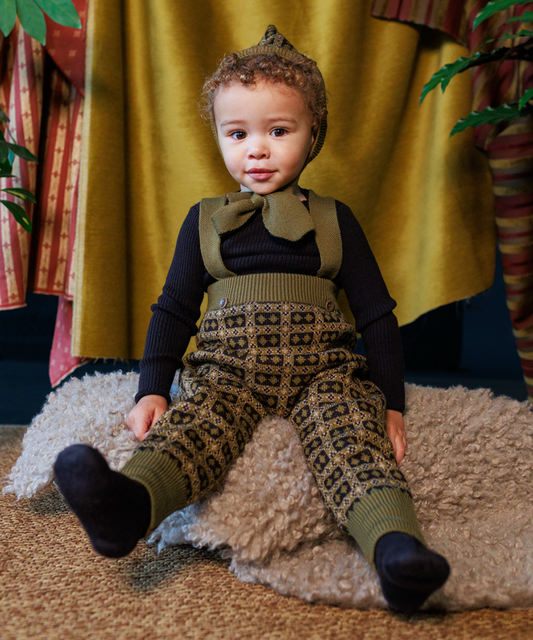 【予約】<MABLI> BRAE PANTS - GOLDEN OLIVE - DROP1