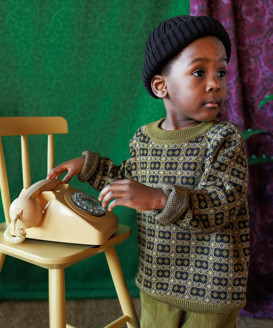 【予約】<MABLI> BRAE PULLOVER - GOLDEN OLIVE - DROP1