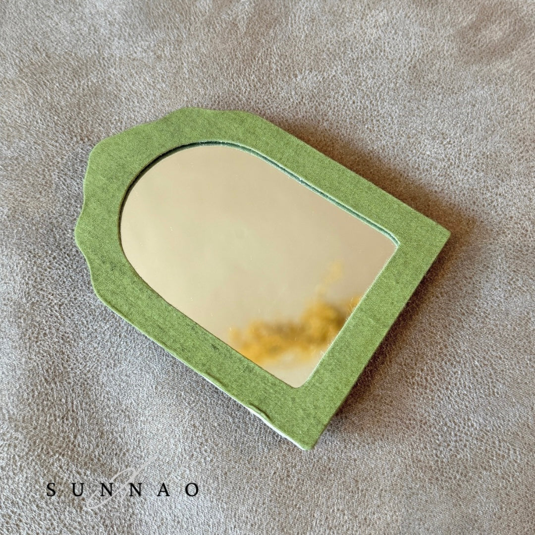 Indian Embroidery hand mirror