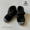 Load image into Gallery viewer, <cienta> High-cut velour shoes - NEGRO 975075</cienta>
