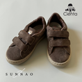 Load image into Gallery viewer, <cienta> Velcro sneakers Suede - MARRON 90887</cienta>
