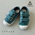 Load image into Gallery viewer, <cienta> Double strap velcro sneakers - PEACOCK 78777</cienta>
