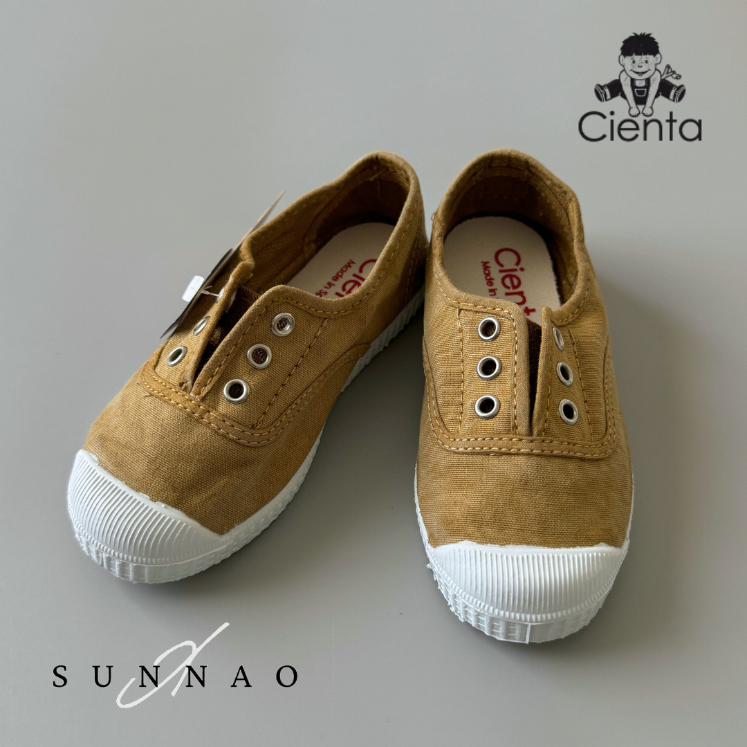 <Cienta>Deck shoes - MUSTARD 70777