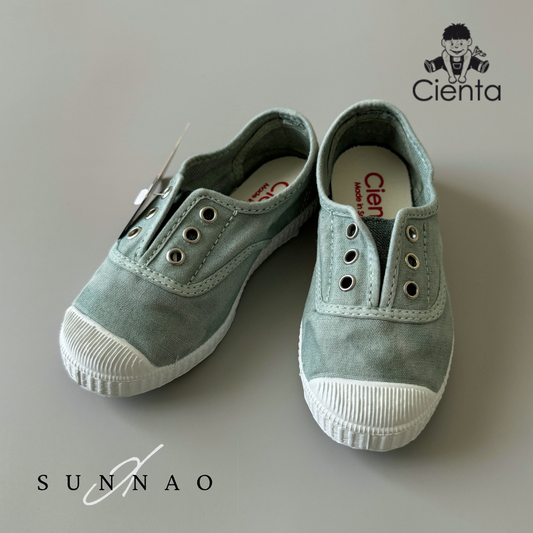 <Cienta>Deck shoes - AQUA 70777