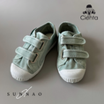 갤러리 뷰어로 이미지로드, <Cienta>Double strap velcro sneaker - AQUA 78777
