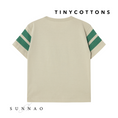 Gallery viewerに画像を読み込む, <TINYCOTTONS> STRIPES LOGO TEE（2-8Y）
