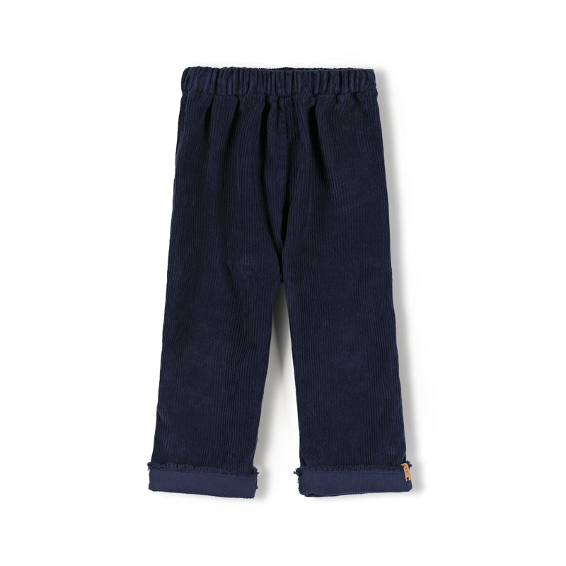 <Nixnut>Stic Pants Corduroy - Navy（86-122）-Nixnut-SUNNAO