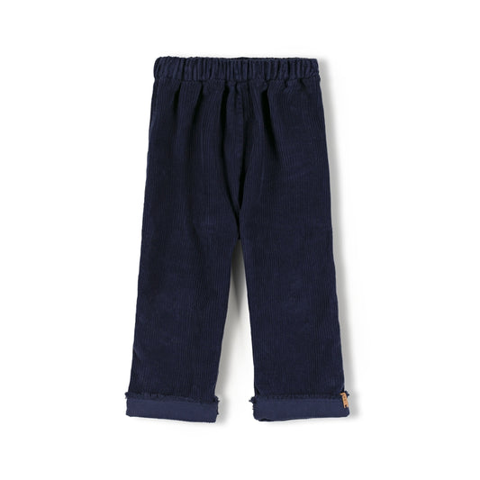 <Nixnut>Stic Pants Corduroy - Navy（86-122）-Nixnut-SUNNAO