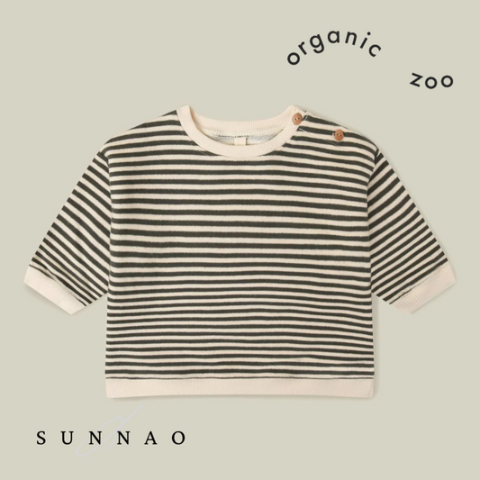 <Organic zoo>Stripes Sweatshirt（6M-4Y）-Organic zoo-SUNNAO