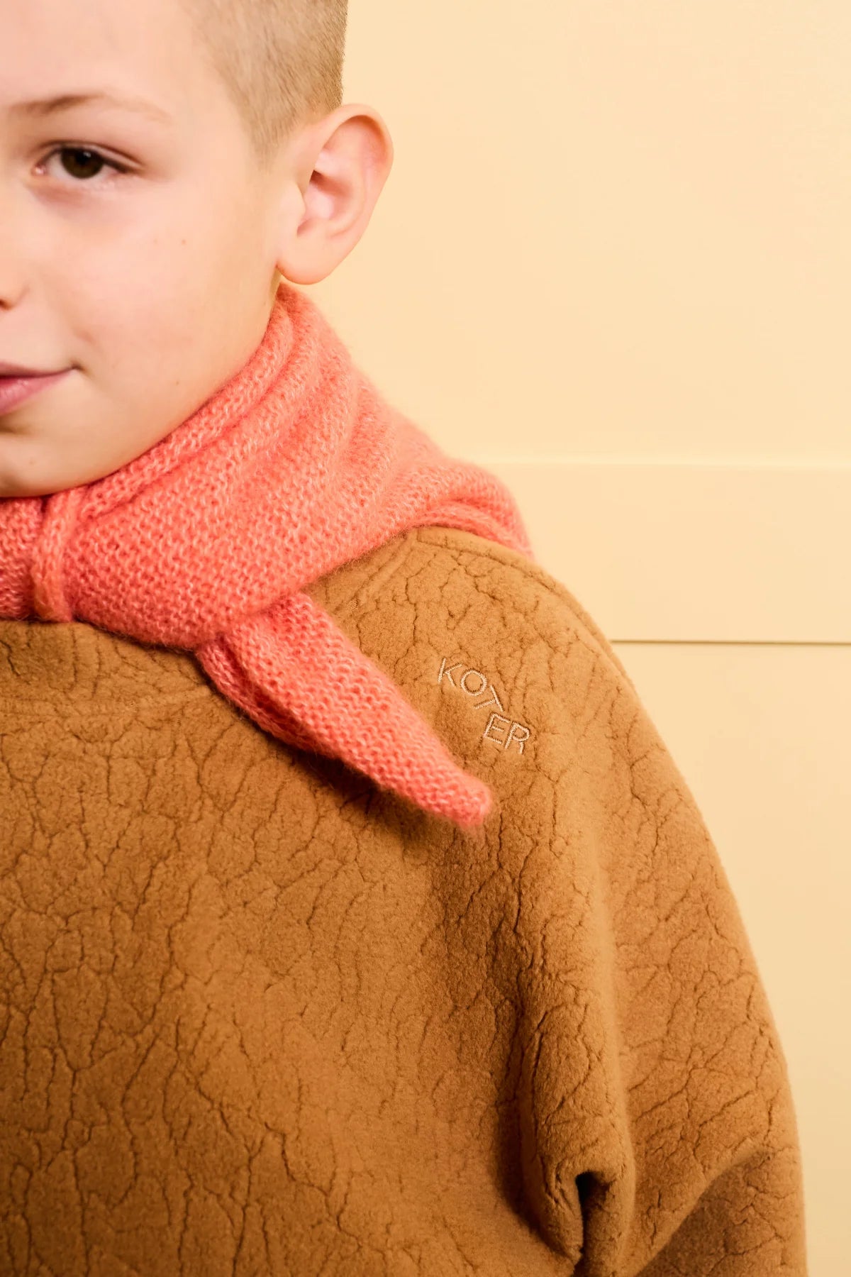 <Studio Koter> RIVER TEDDY SWEATSHIRT - Brown