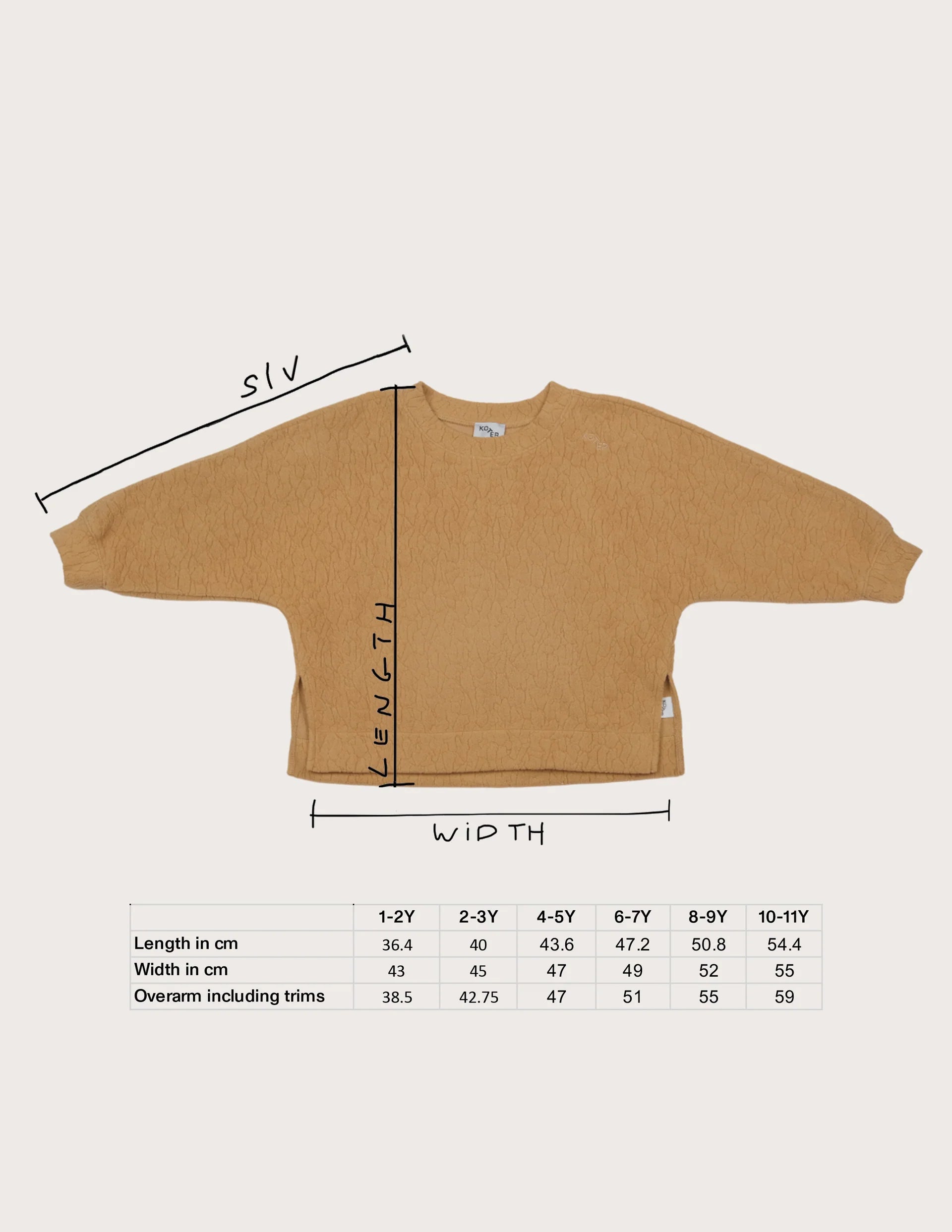 <Studio Koter> RIVER TEDDY SWEATSHIRT - Brown