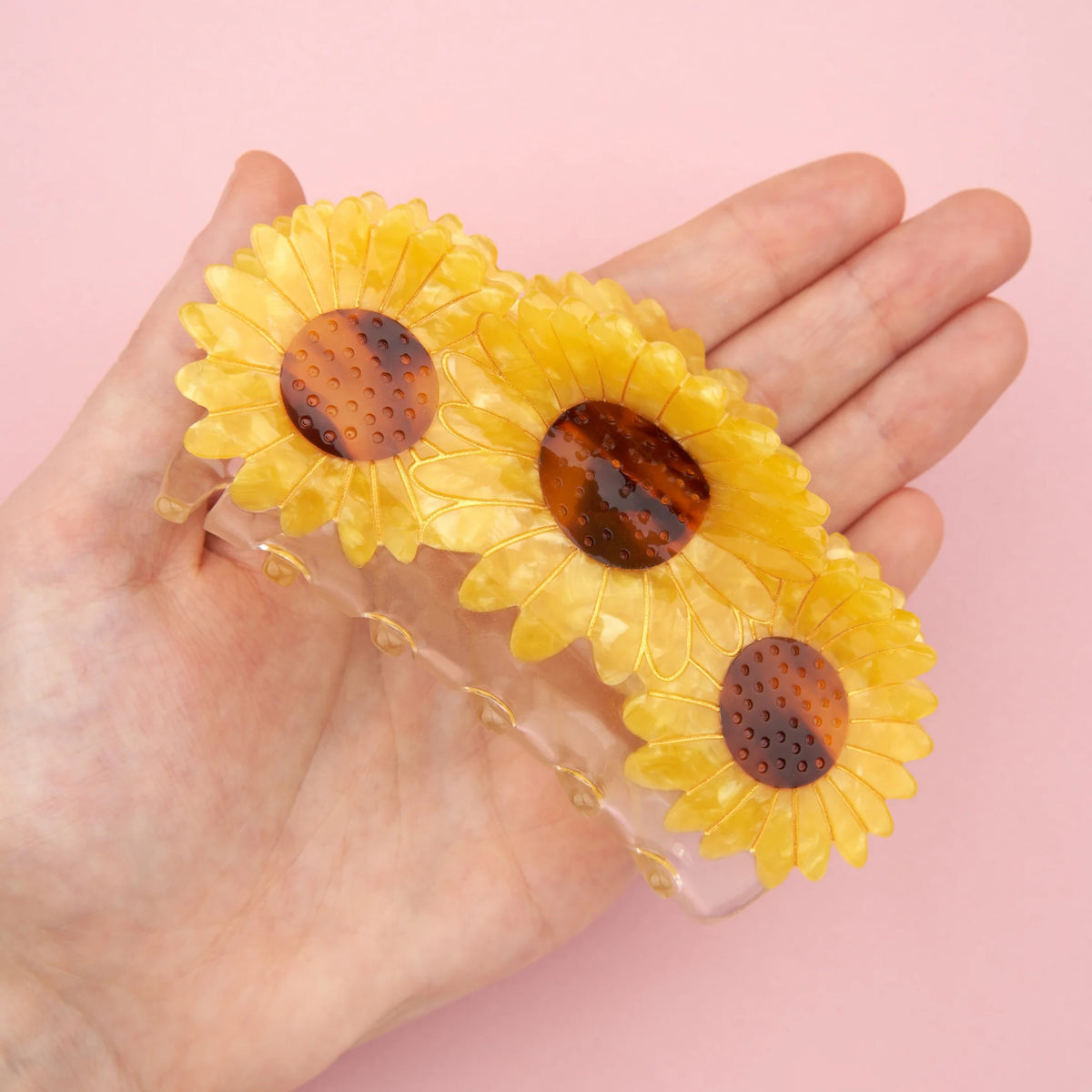 <COUCOU SUZETTE> Sunflower Trio Hair Claw
