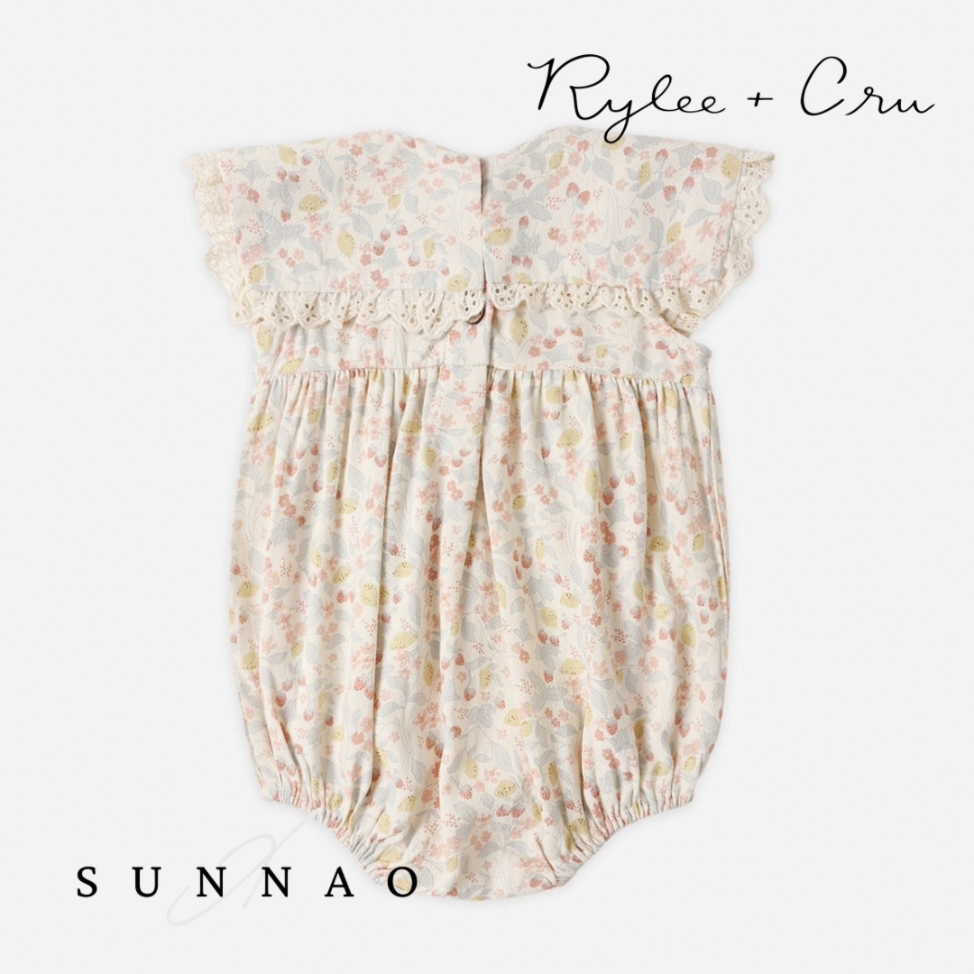 <Rylee + Cru> PORTER ROMPER - SUMMER GARDEN