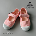 Load image into Gallery viewer, <Cienta>velcro one strap shoes - lace pink 769981
