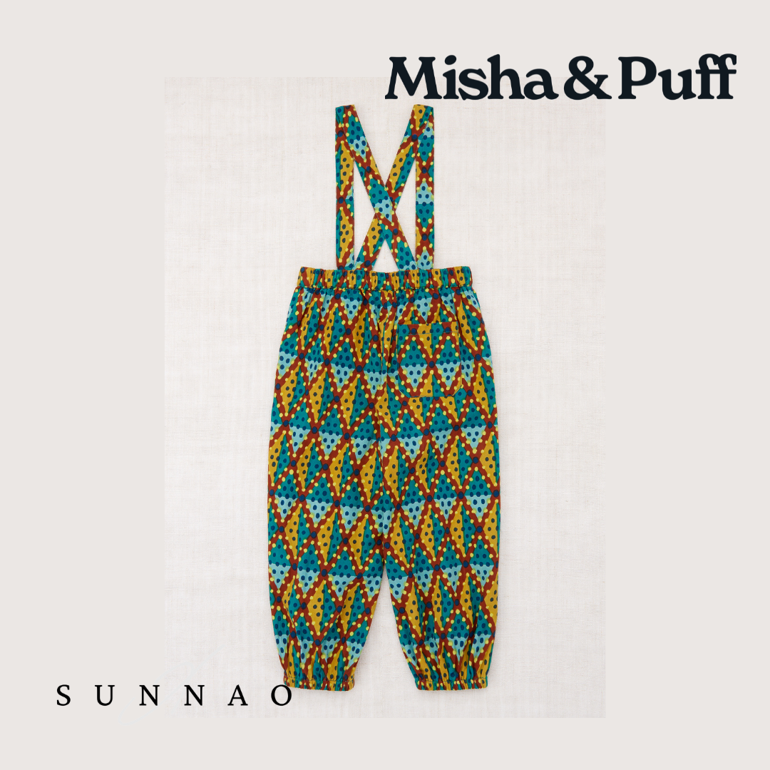<Misha&Puff>Suspender Pant - Loch Harlequin（2-8Y）-Misha＆Puff-SUNNAO