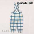 Gallery viewerに画像を読み込む, <Misha&Puff>Suspender Pant - Prussian Blue Piazza（2-6Y）-Misha＆Puff-SUNNAO
