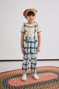 Gallery viewerに画像を読み込む, <Misha&Puff>Suspender Pant - Prussian Blue Piazza（2-6Y）-Misha＆Puff-SUNNAO
