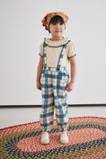 Gallery viewerに画像を読み込む, <Misha&Puff>Suspender Pant - Prussian Blue Piazza（2-6Y）-Misha＆Puff-SUNNAO
