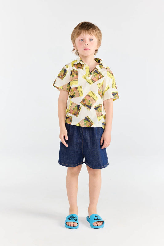 <the animals observatory> Indigo Monkey Shorts