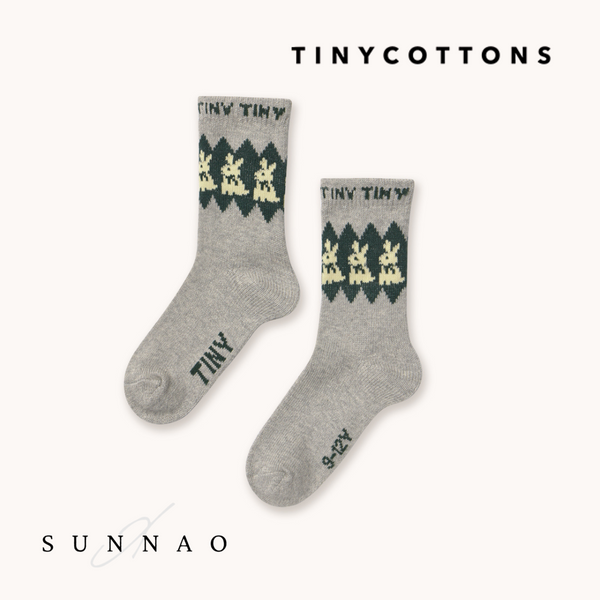 <TINYCOTTONS> Rabbits Wool Medium Socks