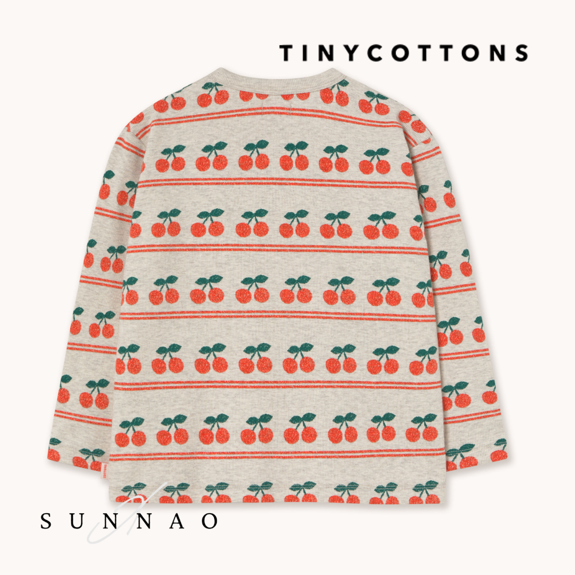 Cherry Pattern Rib Tee (12M-8Y)