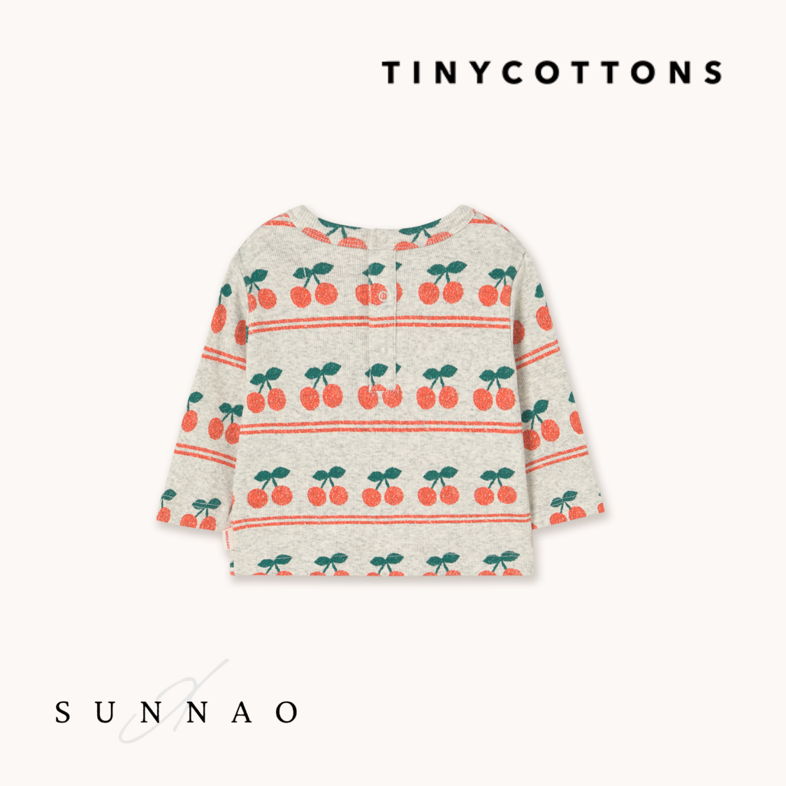 Cherry Pattern Rib Tee (12M-8Y)