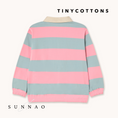 갤러리 뷰어로 이미지로드, <TINYCOTTONS> Stripes Polo Sleeve Tee

