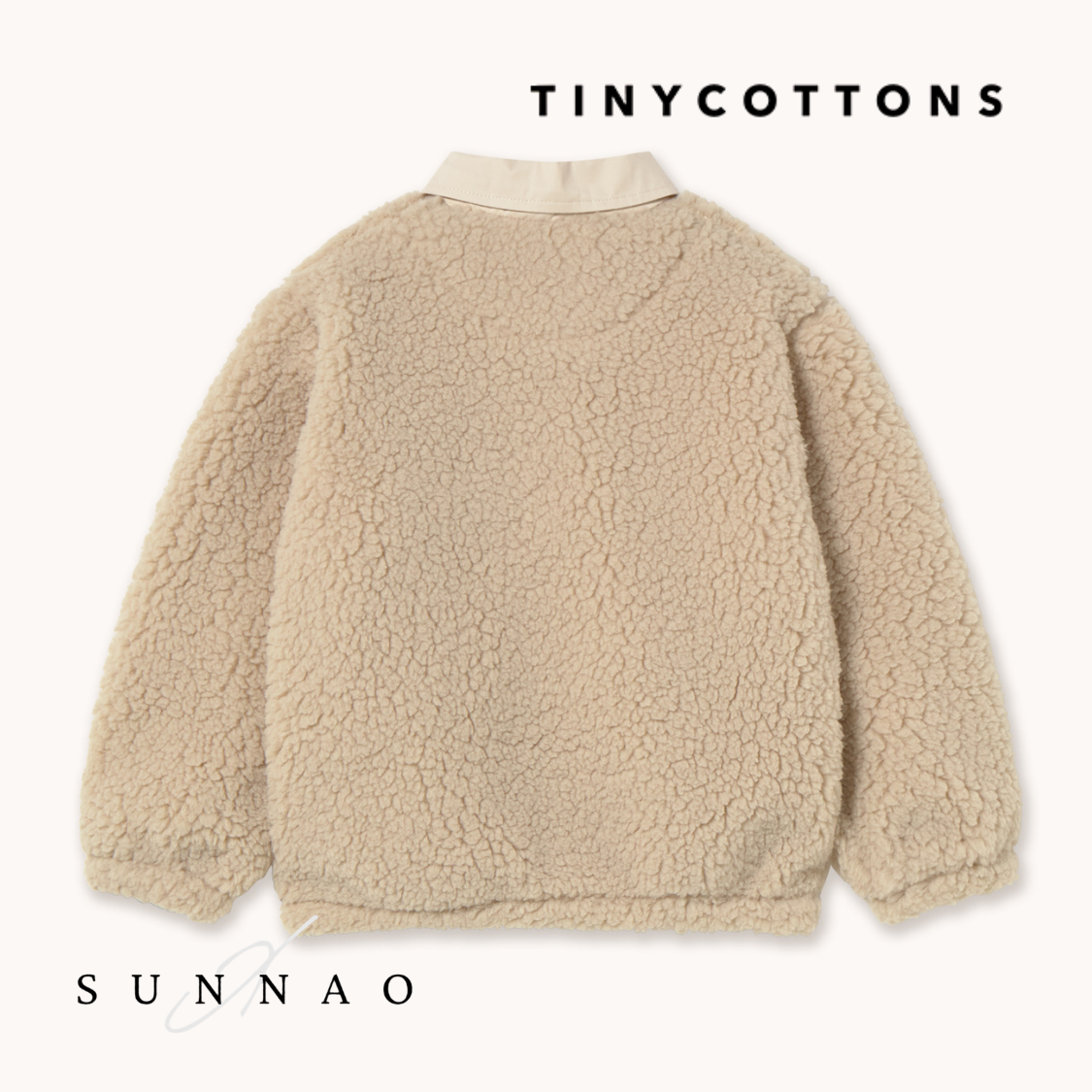 <TINYCOTTONS> Sherpa Collar Sweatshirt　