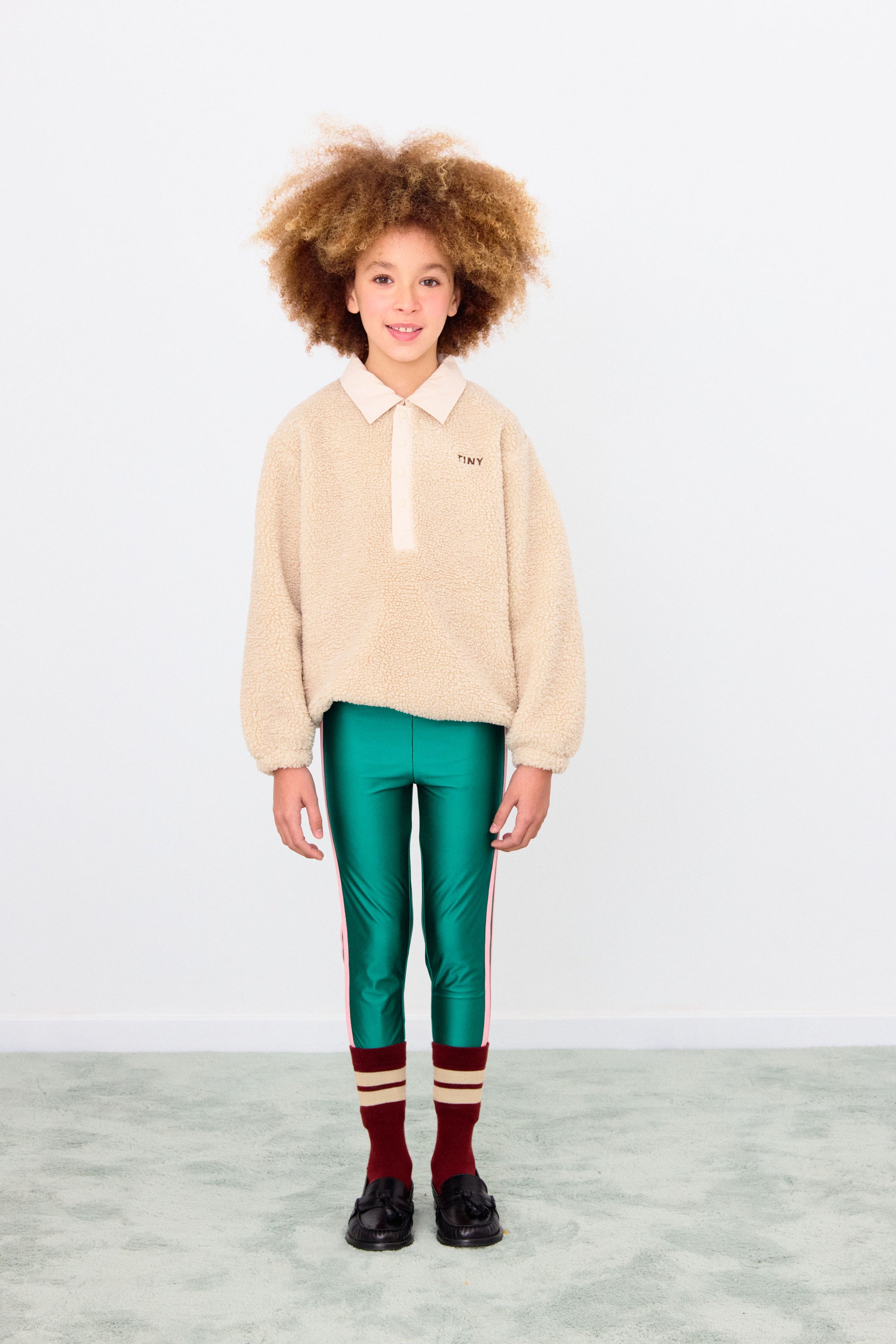 <TINYCOTTONS> Sherpa Collar Sweatshirt　