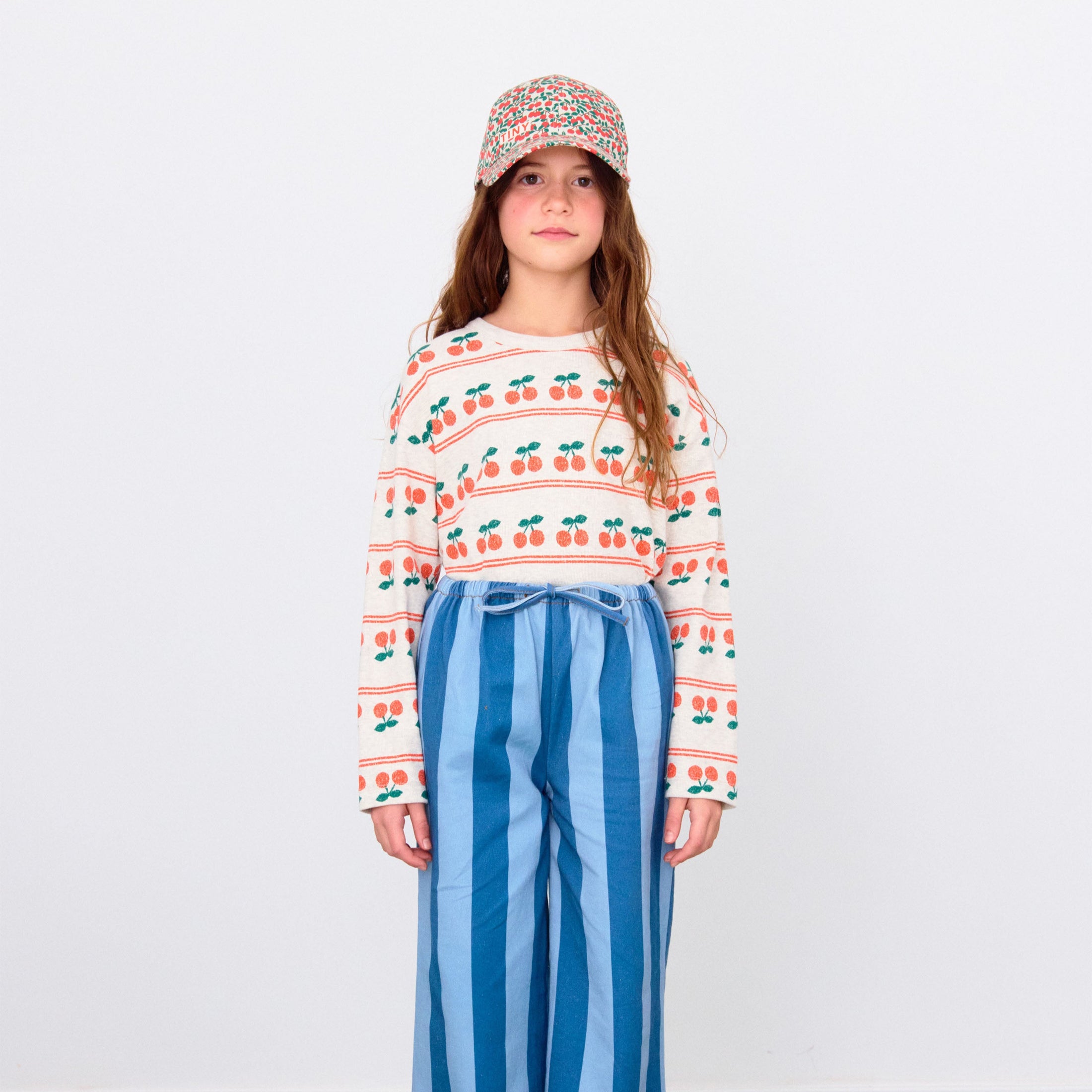 Cherry Pattern Rib Tee (12M-8Y)