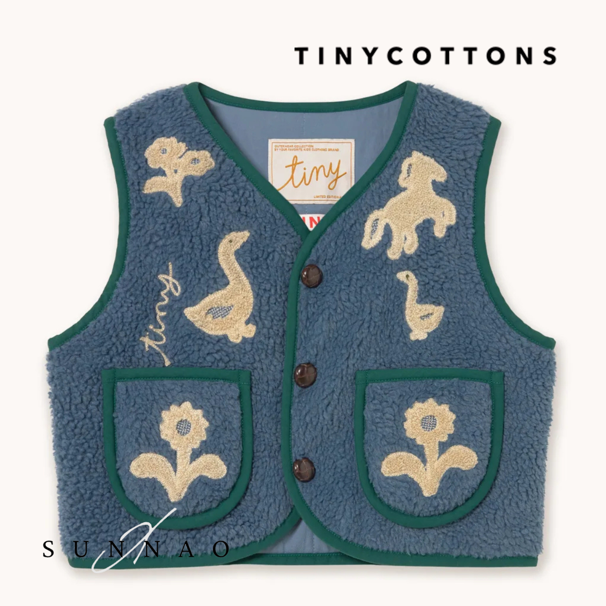 <TINYCOTTONS> Sherpa Vest