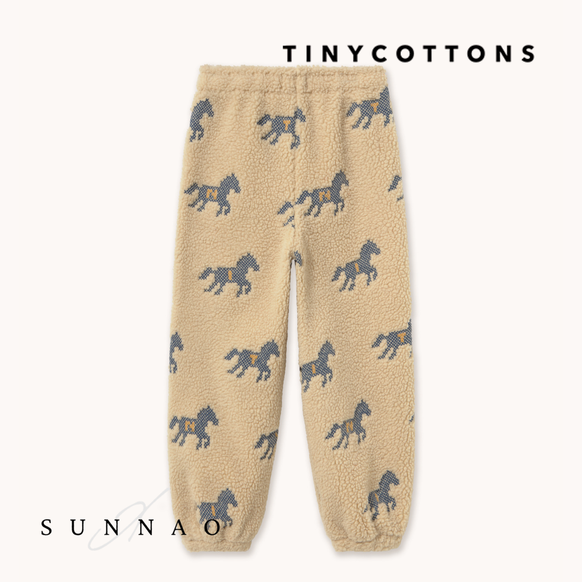 <TINYCOTTONS> Horses Sherpa Sweatpant