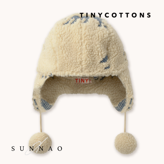 <TINYCOTTONS> Horses Sherpa Earflap Beanie
