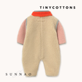 갤러리 뷰어로 이미지로드, <TINYCOTTONS> Color Block Sherpa One-Piece
