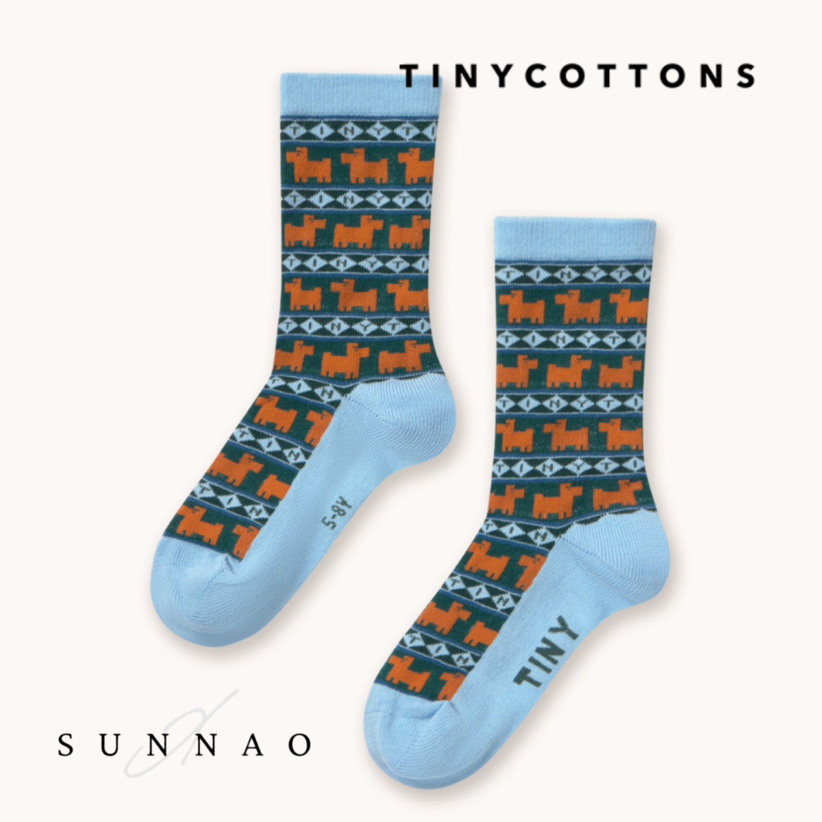 <TINYCOTTONS> Tiny Dogs Medium Socks