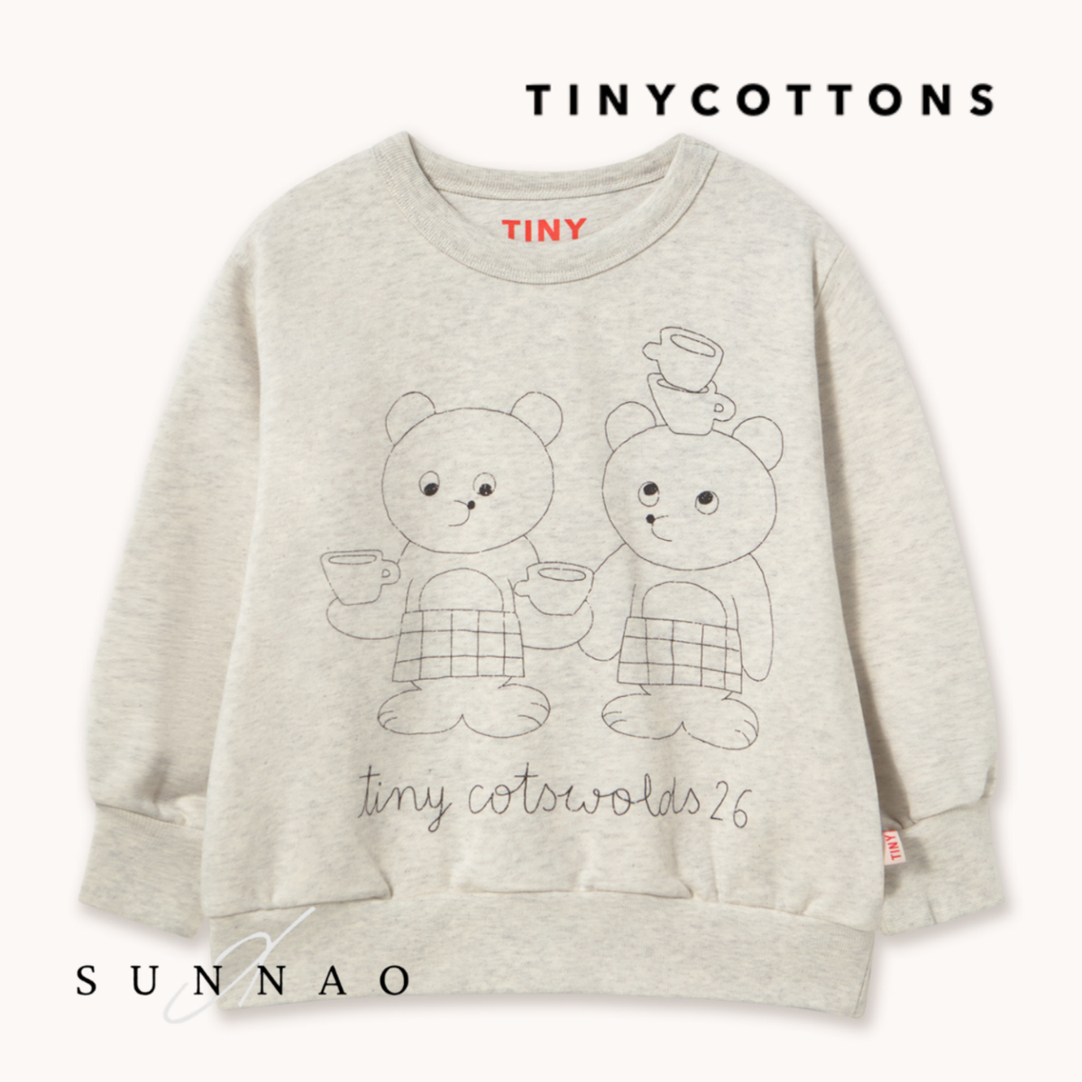 <TINYCOTTONS> Tiny Tea Room Graphic Sweatshirt