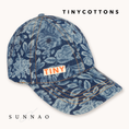 Load image into Gallery viewer, <TINYCOTTONS> Tonal Roses Denim Cap
